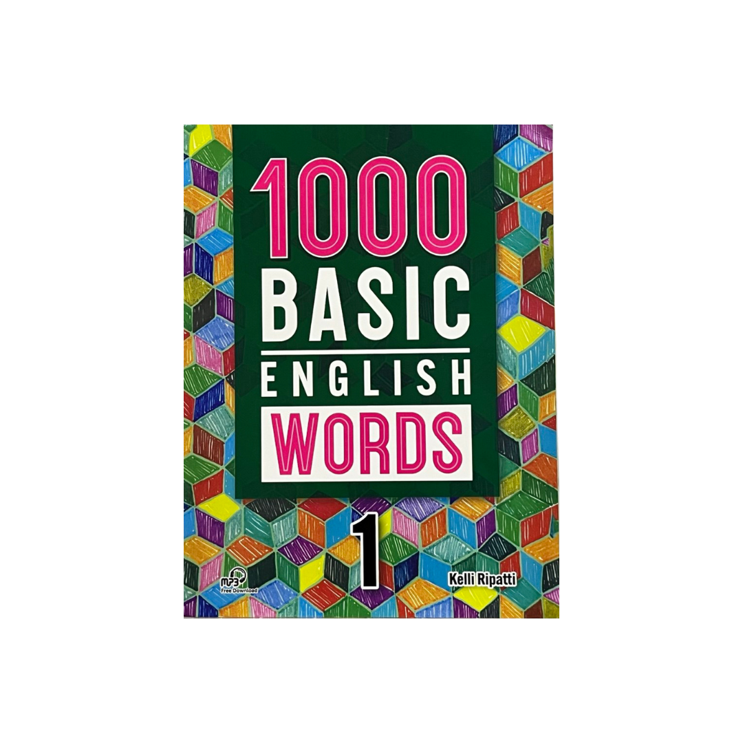 1000 basic English words 1: With the most common words for learners