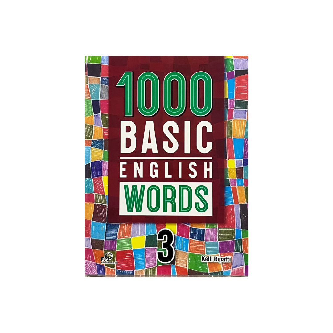 1000 Basic English Words 3: All the Essential Words for Beginner Level Learners