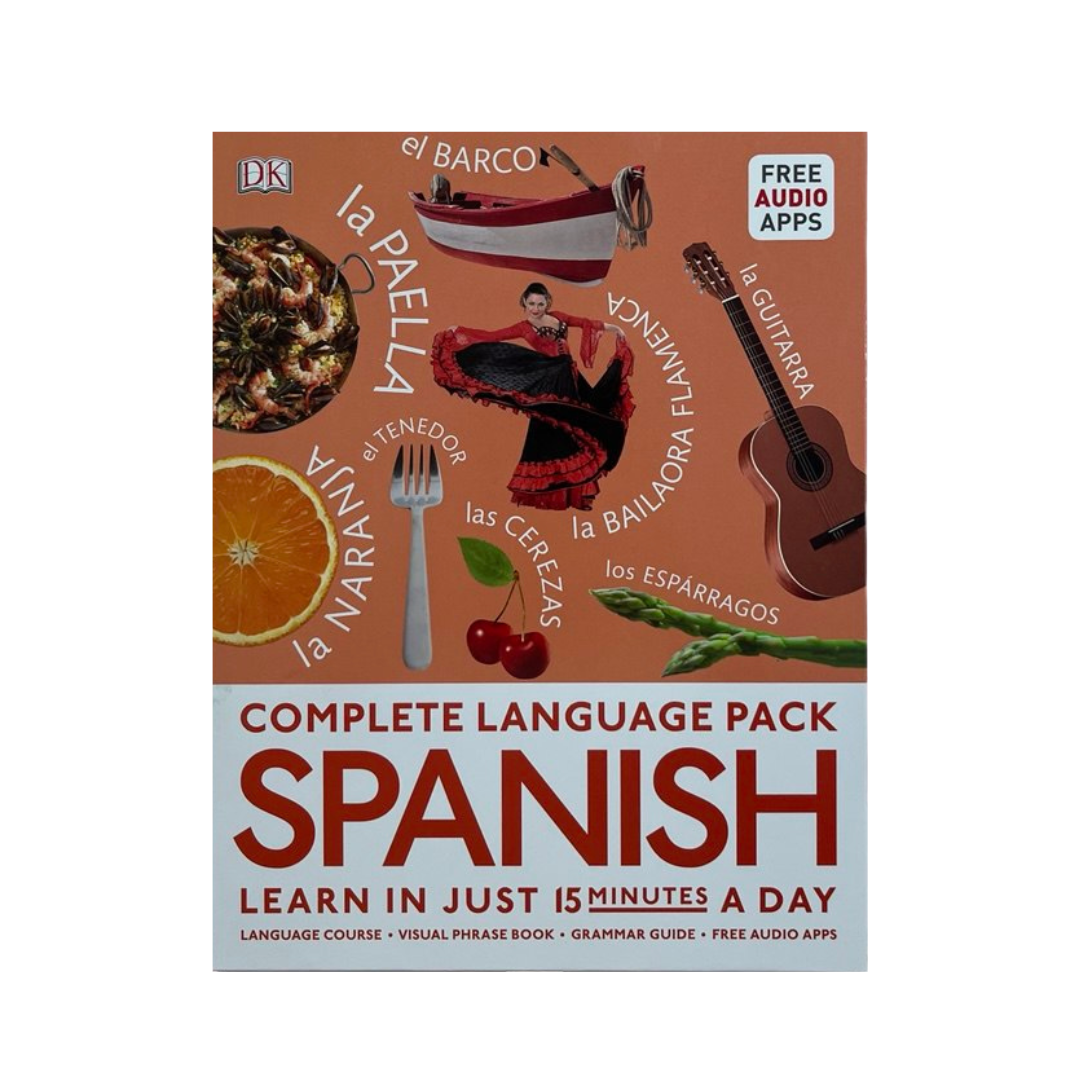 Complete Spanish Language Pack: Master Spanish in Just 15 Minutes a Day (with Free Audio Apps)