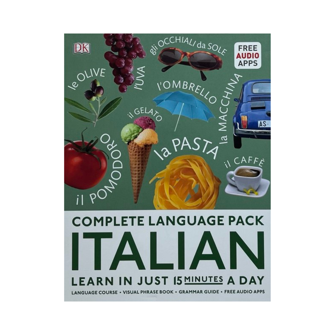 Complete Italian Language Pack: Master Italian in Just 15 Minutes a Day (with Free Audio Apps)